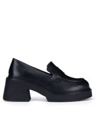 Gino Rossi Mokasyny DOROTA-01W1-001 Czarny. Czarne mokasyny Gino Rossi, bez wzorów, ze skóry. Za 329.99 zł.