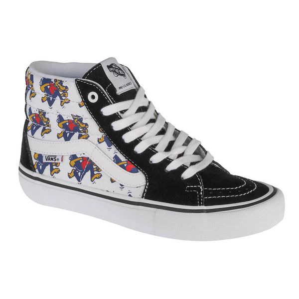 Buty sportowe do chodzenia unisex, Vans Skate Wolf Sk8 Hi Pro. Czarne buty sportowe lifestyle Vans, bez wzorów, z materiału, sportowe, bez zapięcia. Za 229.99 zł.
