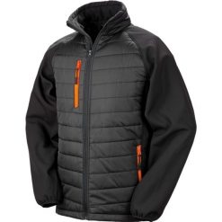 Kurtka Result Softshell Rembourrée Black Compass. Brązowe kurtki RESULT, m, bez wzorów, z poliesteru, bez kaptura. Za 195.60 zł.