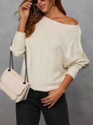 LA Angels Sweter w kolorze kremowym rozmiar: S. Brązowe swetry LA Angels, s, bez wzorów, bez ramiączek. Za 178.79 zł.