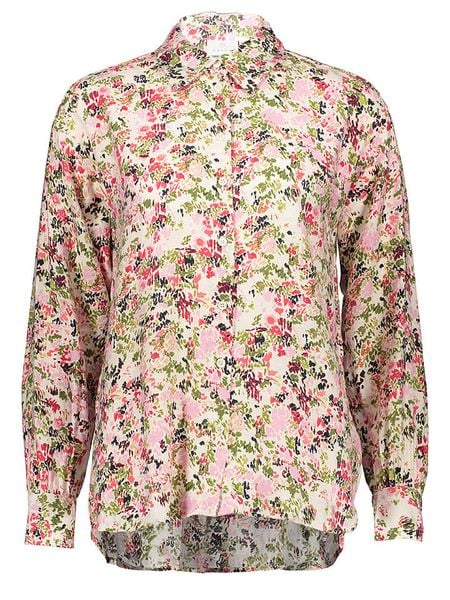 Kaffe Bluzka ze wzorem rozmiar: 36. Bluzki Kaffe, bez wzorów, bez kołnierzyka, bez ramiączek. Za 96.14 zł.