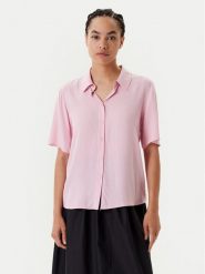 United Colors Of Benetton Koszula 5WPWDQ0B1 Różowy Regular Fit. Czerwone koszule United Colors Of Benetton, xl, bez wzorów, z wiskozy, bez kołnierzyka, bez ramiączek. Za 159.99 zł.