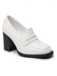 C'M Czółenka w kolorze białym rozmiar: 41. Białe czółenka C'M, bez wzorów, klasyczne, bez obcasa, bez zapięcia. Za 121.99 zł.