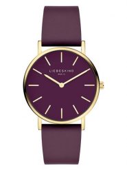 Liebeskind Zegarek kwarcowy w kolorze złoto-fioletowym rozmiar: onesize. Różowe, analogowe zegarki Liebeskind, ze stali. Za 402.20 zł.