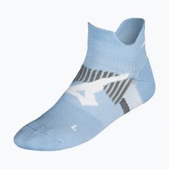 Skarpety Mizuno DryLite Race Mid. Niebieskie skarpetki Mizuno, bez wzorów, z elastanu. Za 28.99 zł.