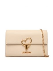LOVE MOSCHINO Torebka JC4327PP1OLQ0110 Écru. Kopertówki Love Moschino, bez wzorów, ze skóry, wizytowe, bez dodatków. Za 769.99 zł.