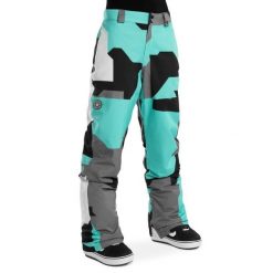 Spodnie snowboardowe damskie P1-W Sleet. Niebieskie spodnie narciarskie SIROKO, bez wzorów, snowboardowy. W wyprzedaży za 424.00 zł.
