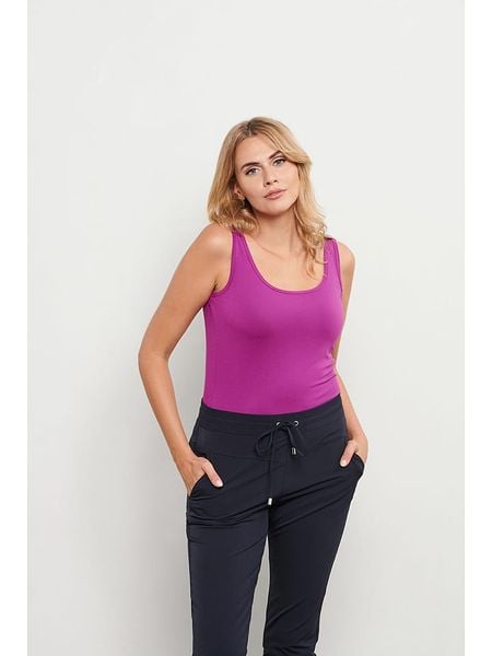 &Co Woman Top "Vesper" w kolorze fioletowym rozmiar: M. Różowe topy &Co Woman, m, bez wzorów, bez kołnierzyka, bez ramiączek. Za 70.41 zł.