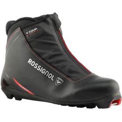 Buty do nart biegowych dla dorosłych ROSSIGNOL X-TOUR ULTRA styl klasyczny. Czarne buty treningowe Rossignol, na zimę, bez wzorów, bez zapięcia, narciarskie. Za 349.00 zł.