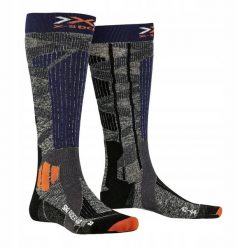 Skarpety X-Socks SKI RIDER 4.0 G212. Brązowe skarpetki X-Socks, bez wzorów. Za 169.99 zł.