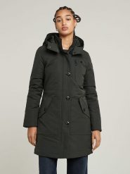 G-Star Parka w kolorze zielonym rozmiar: S. Zielone płaszcze G-Star, s, bez wzorów, retro, bez kaptura. Za 441.31 zł.