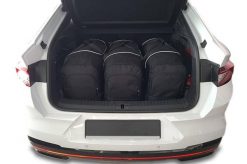 Torby Do Bagażnika Skoda Enyaq Iv Coupe Ev 2022+ 3Szt Kjust. Czarne torby podróżne KJUST, bez wzorów, z kauczuku. Za 1,158.00 zł.