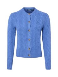 Polo Ralph Lauren Kardigan z zawartością kaszmiru Kobiety Kaszmir niebieski, S. Niebieskie swetry Polo Ralph Lauren, s, bez wzorów, z kaszmiru, bez ramiączek. Za 1,199.95 zł.