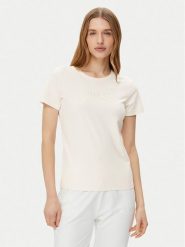Guess T-Shirt O5GI02 KBBU1 Écru Regular Fit. T-shirty Guess, xs, z aplikacjami, z bawełny, bez kołnierzyka, bez ramiączek. Za 79.99 zł.