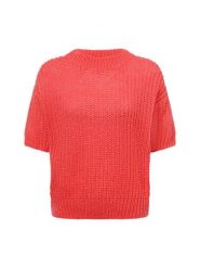 Marie Lund sweter z dzianiny Marie Lund z mieszanki wełny Kobiety czerwony, XL/XXL. Czerwone swetry Marie Lund, na wiosnę, xl, bez wzorów, z dzianiny, bez ramiączek. Za 279.95 zł.
