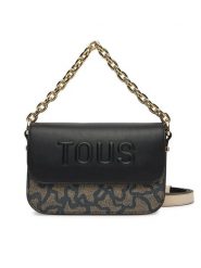 TOUS Torebka Chain Kaos Icon 2002200351 Beżowy. Brązowe listonoszki tous, bez wzorów, ze skóry, bez dodatków. Za 899.99 zł.