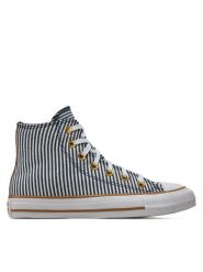 Converse Trampki Chuck Taylor All Star Herringbone Stripe A07232C Niebieski. Niebieskie trampki Converse, bez wzorów, z materiału, retro, bez zapięcia. Za 229.99 zł.