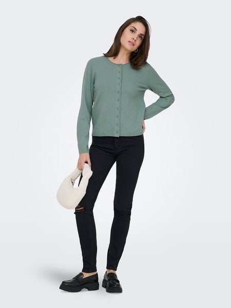 ONLY Kardigan w kolorze zielonym rozmiar: XL. Zielone swetry ONLY, s, bez wzorów, z materiału, bez ramiączek. Za 65.85 zł.