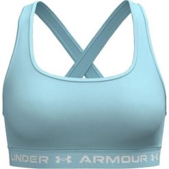 Biustonosz sportowy UA Crossback Mid Bra 1361034-494 M. Niebieskie biustonosze sportowe Under Armour, bez wzorów, na fitness i siłownię. Za 121.72 zł.
