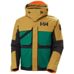Kurtka narciarska z kapturem Helly Hansen Ullr D Heritage. Brązowe kurtki narciarskie Helly Hansen, na zimę, bez wzorów, z kapturem, narciarskie. W wyprzedaży za 1,137.00 zł.