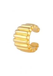 Elli Damskie Earcuff Single Relief Rowkowane w 925 Sterling Silver Kolczyki 1 ct. Szare kolczyki Elli, srebrne. Za 248.99 zł.