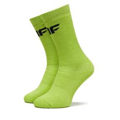 Skarpety narciarskie 4F. Zielone skarpetki 4f, bez wzorów. Za 39.99 zł.