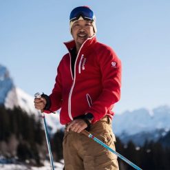 Polarowa kurtka – Czerwon. Czerwone kurtki FEROCE, l, bez wzorów, z polaru, bez kaptura. Za 235.53 zł.