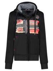 Geographical Norway Bluza "Farlotte" w kolorze czarnym rozmiar: S. Czarne bluzy Geographical Norway, s, z aplikacjami, bez ramiączek, bez kaptura. Za 118.95 zł.