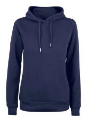 Clique Premium OC Hoody Women – bluza z kapturem z bawełny organicznej – dark. Niebieskie bluzy CLIQUE, s, bez wzorów, z bawełny, bez ramiączek, z kapturem. Za 263.25 zł.