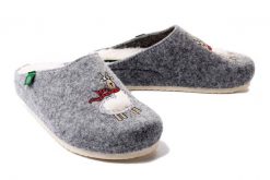 DR. BRINKMANN 320083-91 hellgrau, kapcie damskie. Szare kapcie Dr. Brinkmann, bez wzorów. Za 249.90 zł.