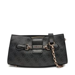 Torebka Guess. Czarne listonoszki Guess, z aplikacjami, bez dodatków. Za 279.99 zł.