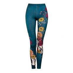 Legginsy sportowe damskie DEEP TRIP Garden. Legginsy DEEP TRIP, bez wzorów, z elastanu, sportowe. Za 179.00 zł.