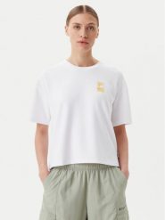 Fila T-Shirt Lisakovsk FAW1044 Biały Loose Fit. Białe t-shirty Fila, s, bez wzorów, z syntetyku, bez kołnierzyka, bez ramiączek. Za 89.99 zł.