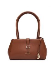 Guess Torebka Carrie HWVG98 96080 Brązowy. Brązowe torebki klasyczne Guess, z aplikacjami, ze skóry, bez dodatków. Za 639.99 zł.