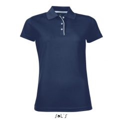 Damska koszulka polo Sol's Performer. Niebieskie t-shirty sportowe SOL'S, s, bez wzorów, ze skóry, bez ramiączek. Za 84.35 zł.