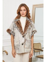 Joséfine Kurtka przejściowa "Ashmee" w kolorze beżowym rozmiar: L. Brązowe kurtki Joséfine, l, bez wzorów, z futra, bez kaptura. Za 208.99 zł.