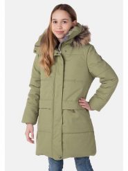 LENNE Płaszcz zimowy "Dora" w kolorze zielonym rozmiar: 170. Zielone płaszcze LENNE, na zimę, s, bez wzorów, bez kaptura. Za 546.48 zł.