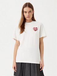 HUGO T-Shirt Vintage 50534545 Biały Boxy Fit. Białe t-shirty Hugo, l, bez wzorów, z bawełny, vintage, bez kołnierzyka, bez ramiączek. Za 159.99 zł.