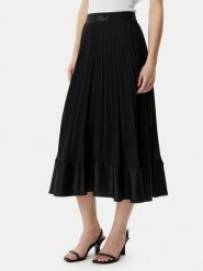 KARL LAGERFELD Spódnica plisowana B2W12003 Czarny Regular Fit. Czarne spódnice KARL LAGERFELD, bez wzorów, z syntetyku, plisowane. Za 999.99 zł.