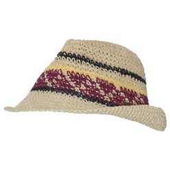 Kapelusz damski Protest PRTHIPPIE hat. Brązowe kapelusze Protest, na lato, bez wzorów, ze skóry, boho. Za 79.90 zł.
