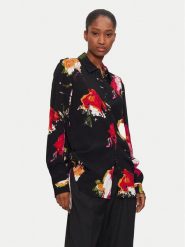 Desigual Koszula Nogoya 24WWCW15 Czarny Regular Fit. Czarne koszule Desigual, s, bez wzorów, z wiskozy, bez kołnierzyka, bez ramiączek. Za 199.99 zł.