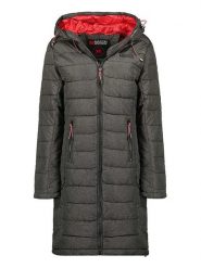 Maison Montaigne Kurtka pikowana "Aromai" w kolorze szarym rozmiar: L. Szare kurtki Maison Montaigne, l, z aplikacjami, bez kaptura. Za 217.99 zł.