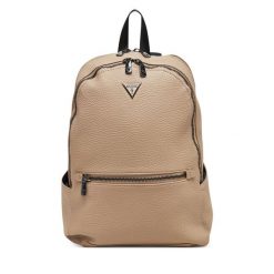 Plecak Guess. Brązowe plecaki Guess, z aplikacjami, bez dodatków. Za 319.99 zł.