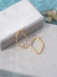 Lodie Silver Pozłacane kolczyki-kreole rozmiar: onesize. Szare kolczyki Lodie Silver, pozłacane. Za 143.99 zł.