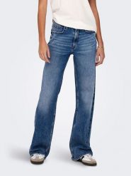 ONLY Dżinsy - Comfort fit - w kolorze niebieskim rozmiar: W28/L32. Niebieskie jeansy ONLY, l, z aplikacjami, ze skóry, klasyczne, z podwyższonym stanem. Za 127.05 zł.