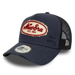 Czapka trucker damska Los Angeles Dodgers Oval Cansas Distress. Niebieskie czapki z daszkiem New Era, bez wzorów. Za 220.50 zł.