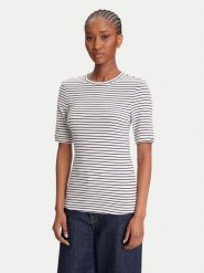 Calvin Klein T-Shirt LV044B232G Granatowy Regular Fit. Niebieskie t-shirty Calvin Klein, m, bez wzorów, z bawełny, bez kołnierzyka, bez ramiączek. Za 179.99 zł.