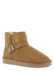 ISLAND BOOT Botki zimowe "Chapman" w kolorze jasnobrązowym rozmiar: 38. Brązowe botki Island Boot, bez wzorów, z materiału, bez obcasa, bez zapięcia. Za 125.25 zł.