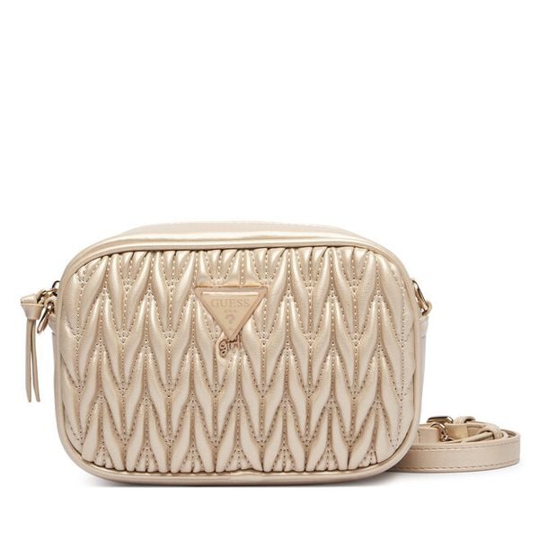 Torebka Guess. Żółte listonoszki Guess, z aplikacjami, bez dodatków. Za 264.99 zł.