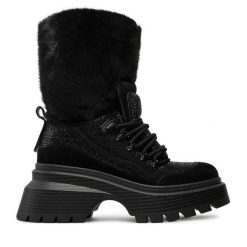 Botki MICHAEL Michael Kors. Czarne botki MICHAEL Michael Kors, bez wzorów, bez obcasa, na płaskiej podeszwie, bez zapięcia. Za 1,299.00 zł.